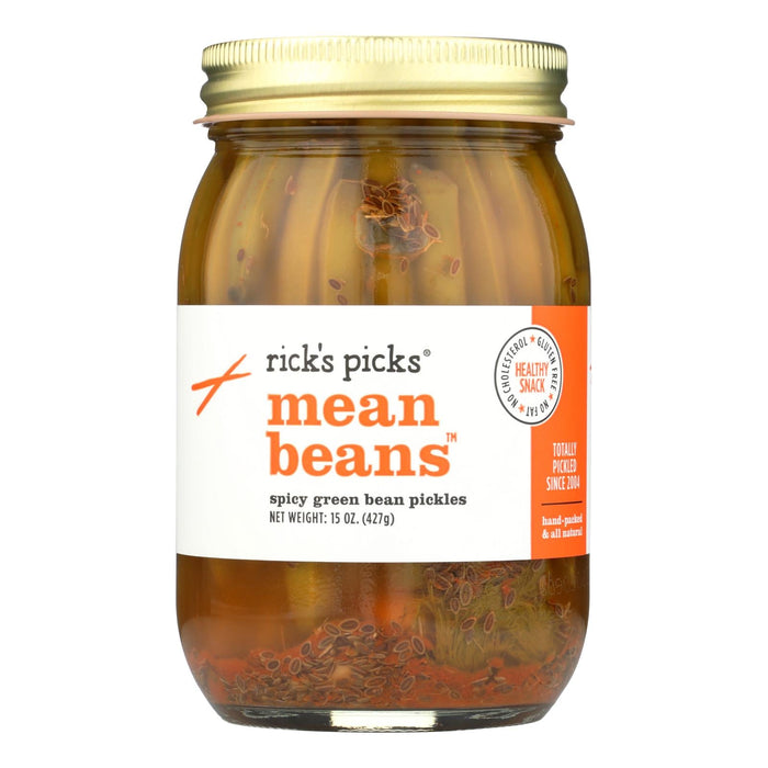 Rick's Picks Pickles Mean Beans 19 Oz. - Case of 6