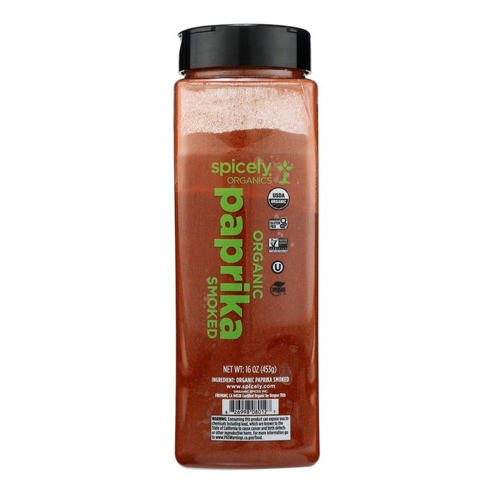 Spicely Organics Smoked Paprika Organic, 16 oz