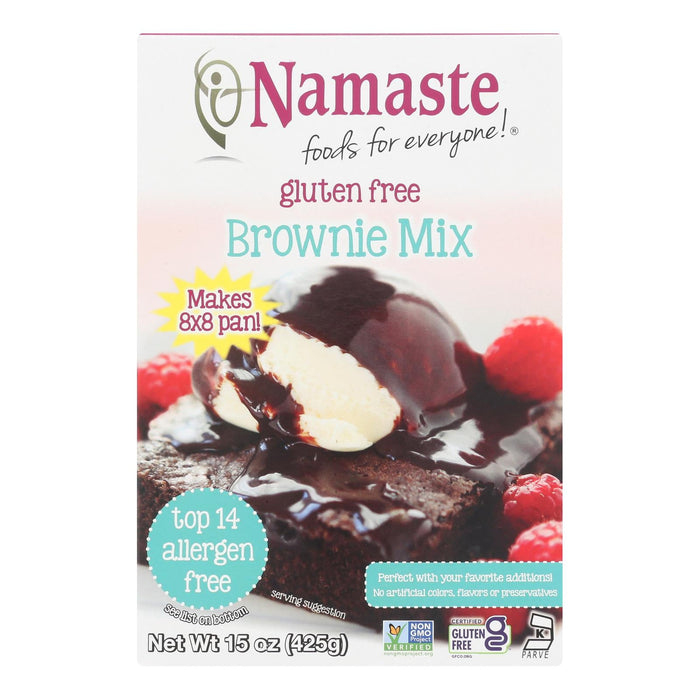 Namaste Foods Gluten Free Brownie Mix - 6 Ounce Case of 6
