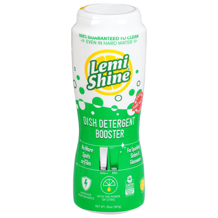 Lemi Shine Dish Detergent Booster Family Size - 20 Oz (Case of 6)