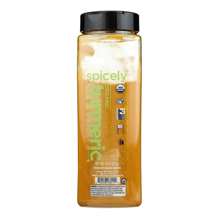 Spicely Organics Turmeric: Boost Health with 100% Pure, Organic Goodness