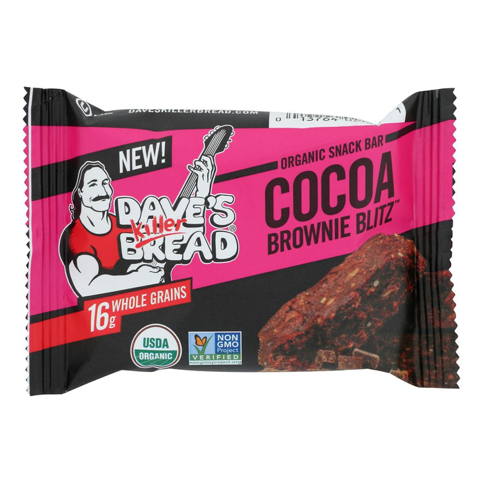 Dave's Killer Bread Bar Organic Cocoa Brownie Blitz - Case of 12 - 1.75 Ounces