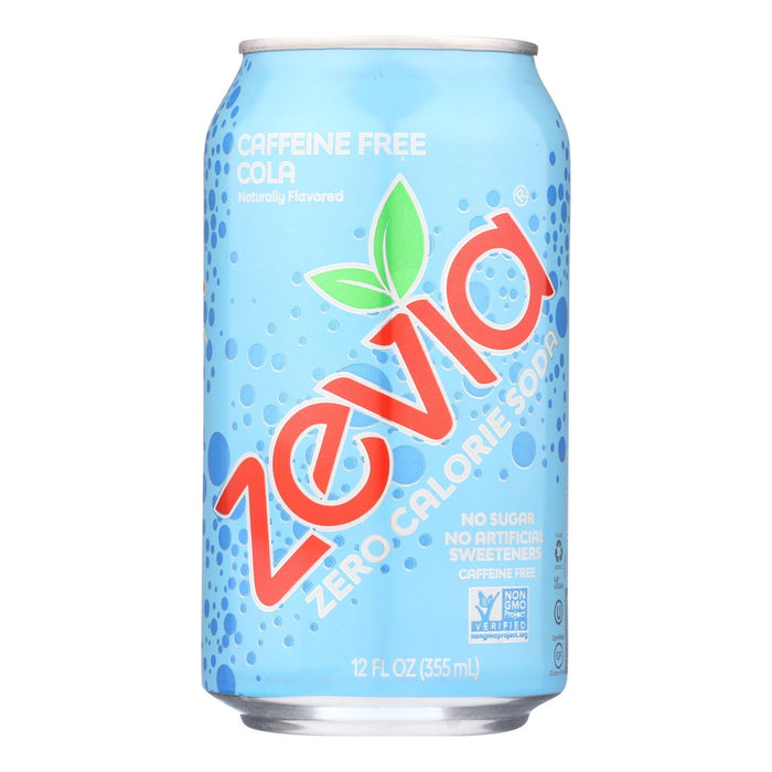 Zevia Cafe Cola Zero Calorie - Pack of 4 x 12 Fl Oz