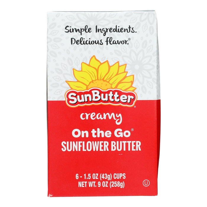 Organic Sunflower Butter On The Go - 6-Pack 9 Oz Cups