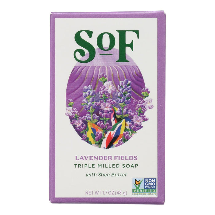 South of France Lavender Fields Bar Soap - Travel Size - 1.7 Oz (Case of 24)