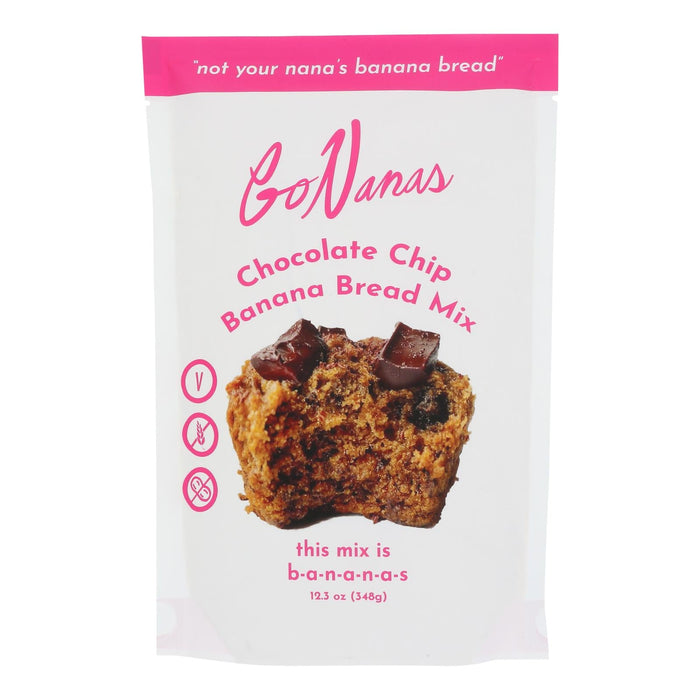 Gonanas Banana Bread with Chocolate Chips, 12.3 Oz, 6-Pack