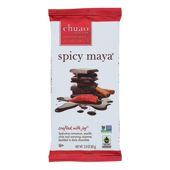 Spicy Maya Hot Chocolate Bar - 2.8 Oz - Case of 12