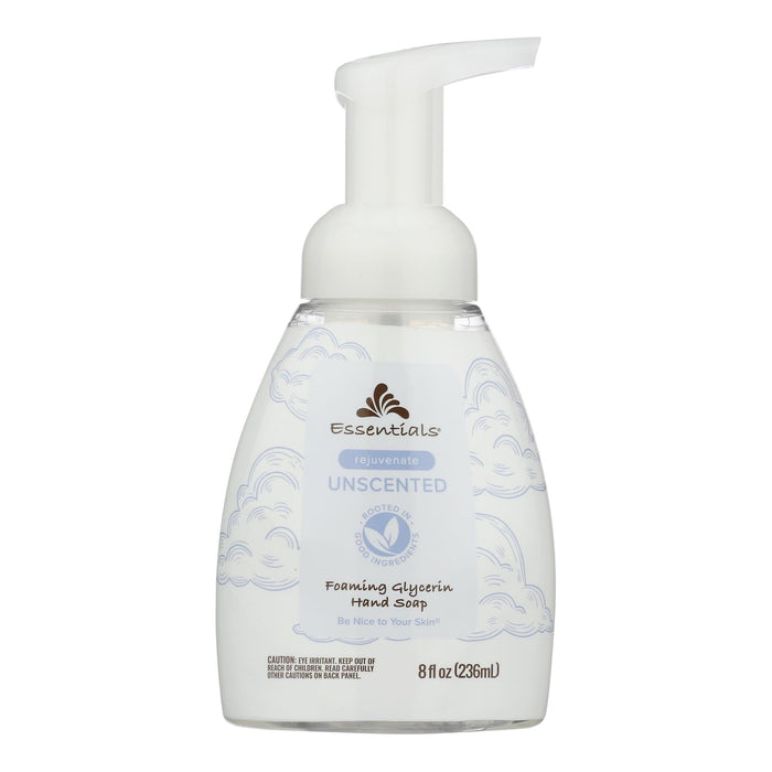 Essentials Foaming Hand Soap - Unscented, Gentle on Hands - 8 Fl. Oz.