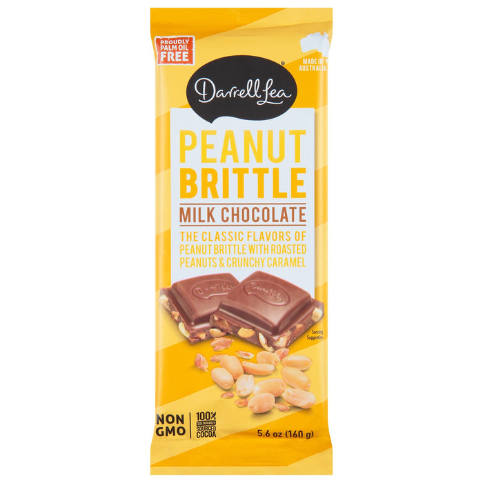 Darrell Lea Milk Chocolate Peanut Brittle, 5.6 Oz Per Unit (Pack of 15)