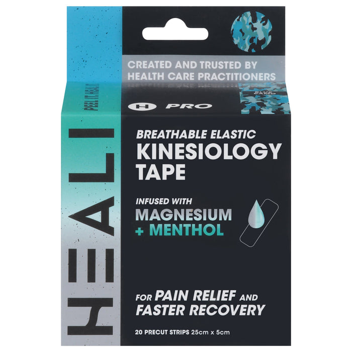 Heali Knoselogy Tape Infused with Topical Magnesium & Menthol