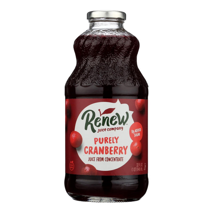 Renew Juice Company Purely Cranberry Juice 6-Pack, 32 Fl Oz