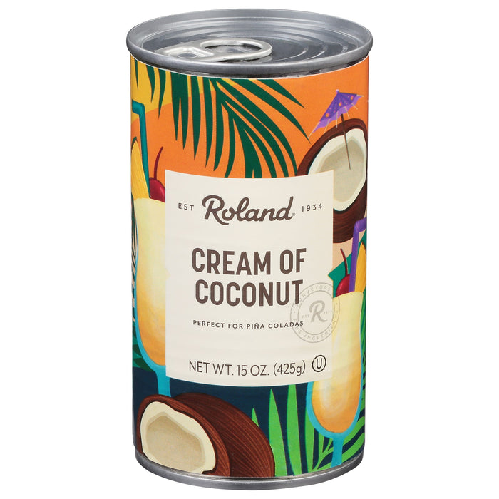 Roland Products Cream of Coconut, 15 Oz. Can (Case of 12)