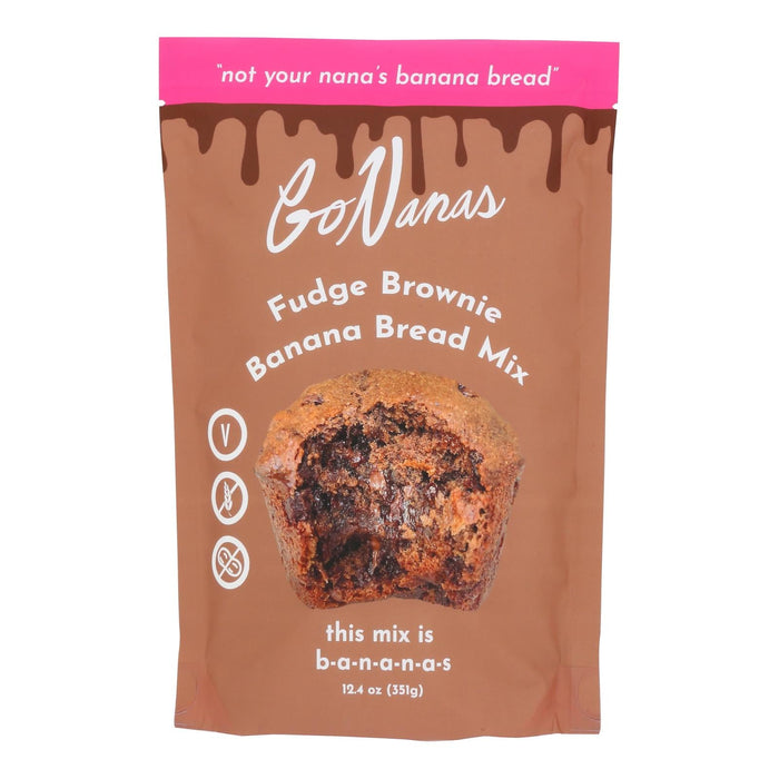 Gonanas Mixed Banana Bread Fudge Brownie Bites - 6 Pack - 12.4 Oz Each