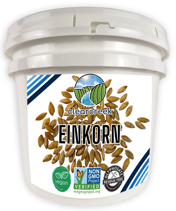 Einkorn Wheat Berries | 25 LB Bucket | Certified Glyphosate Residue Free