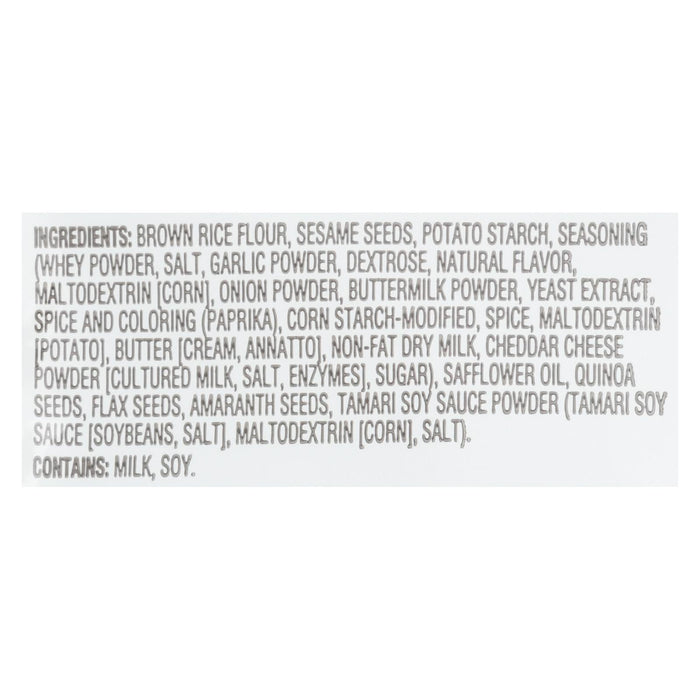 Crunchmaster Multigrain Cracker Cheddar Garlic Bread (12-Pack, 4 Oz)