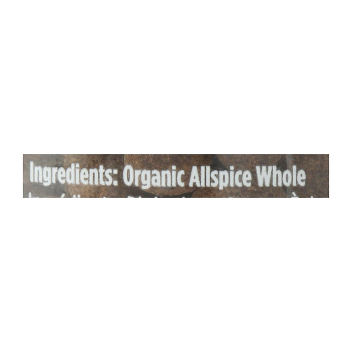 Spicely Organics Organic Whole Allspice Berries - 1.3 Oz.
