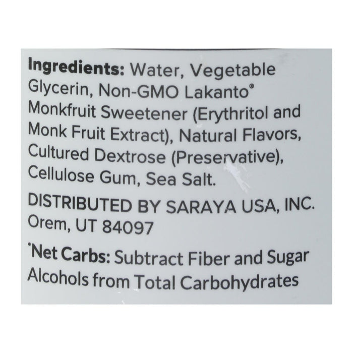 Lakanto Sugar-Free Simple Syrup with Natural Vanilla Flavor, 8 Pack, 16.5 Oz