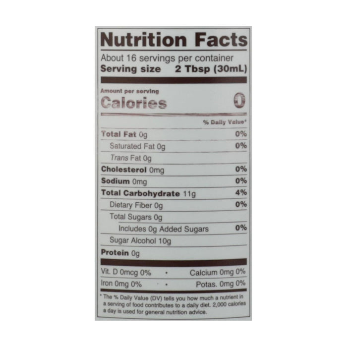 Lakanto Monkfruit Sweetener Simple Syrup Caramel (Pack of 8) 16.5 Oz