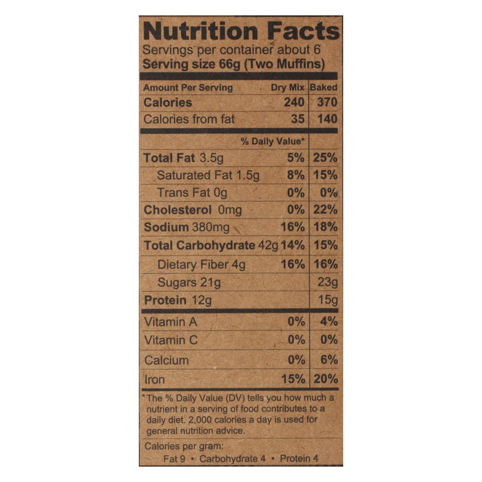 Kodiak Ultimate Double Dark Chocolate Protein-Packed Muffin Mix (Pack of 6 - 14 Oz)