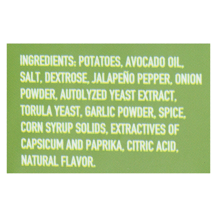 Boulder Canyon Avocado Oil Jalapeno Kettle Chips  (Pack of 12 - 5.25 Oz. Each)