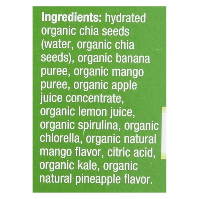 Mamma Chia Green Magic Vitality Squeeze Snack Pack of 6 - 3.5 oz. Each