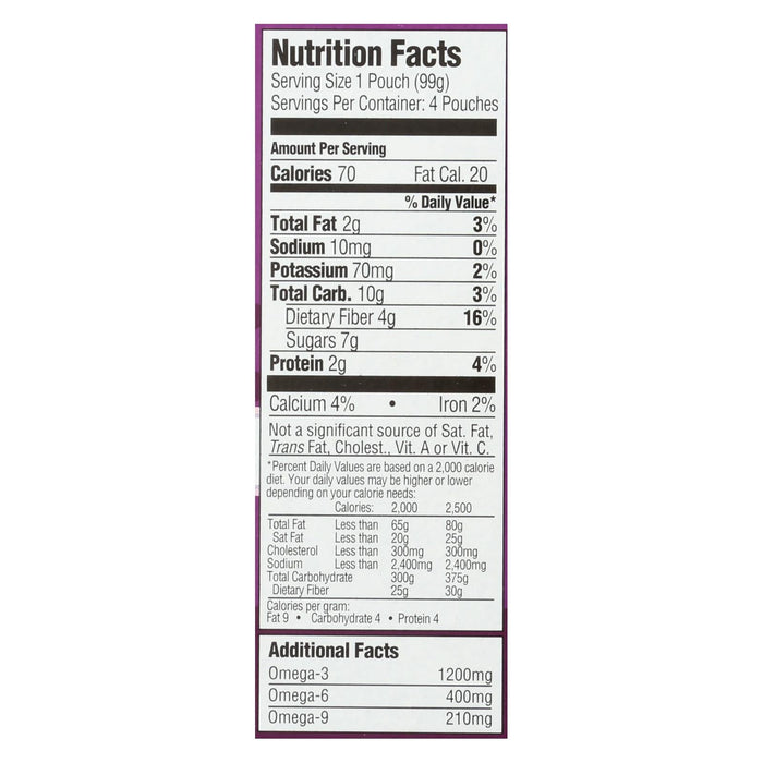 Mamma Chia Squeeze Vitality Snack - Blackberry Bliss (6-Pack of 3.5 Oz.)