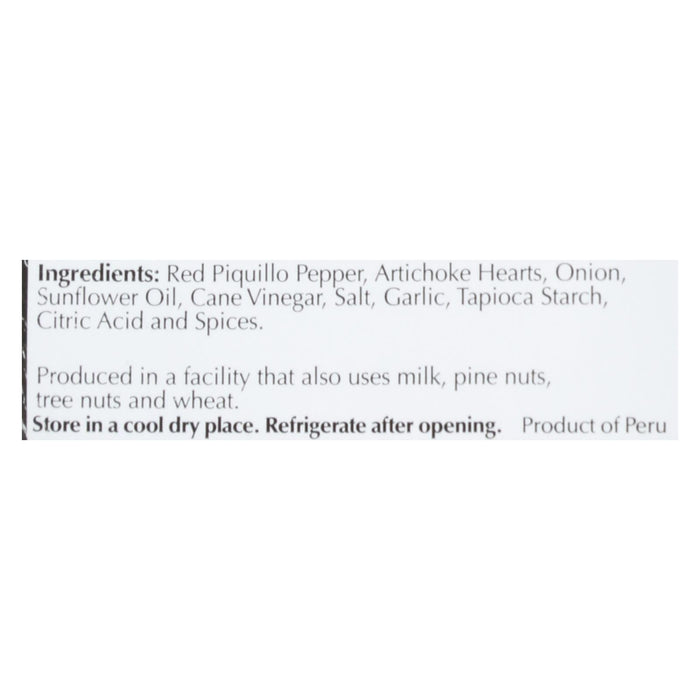 Cucina And Amore Bruschetta - Piquillo and Artichoke (Pack of 6) 7.9 Oz