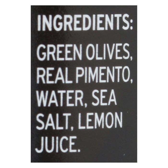 Gaea Stuffed Green Olives with Real Pimento (Pack of 8, 6 Oz)