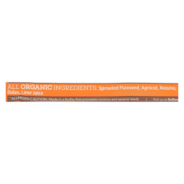 Go Raw Organic Sprouted Bar (Pack of 10) Chewy Apricot 0.423 Oz