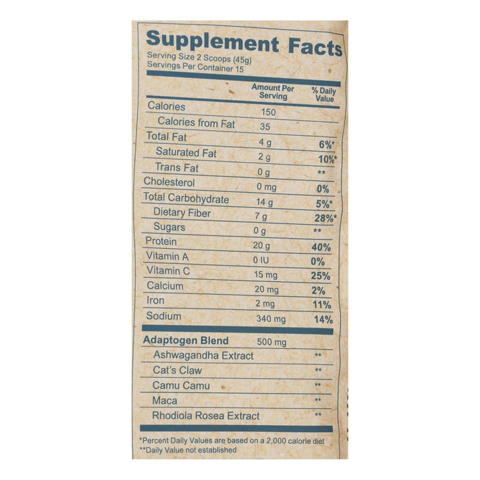 Plant Works Vanilla Protein Powder (Pack of 4) 23.8 Oz