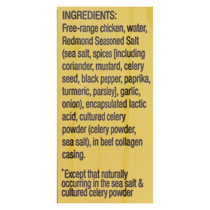 Nick's Sticks - Snack Stick Chicken Free range - 1.7 Oz (Pack of 25)