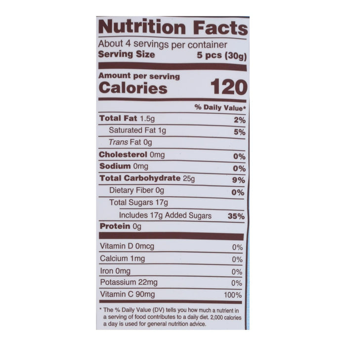 Torie & Howard Chewie Fruities - Lemon & Raspberry - 4 Oz. Per Pack (Pack of 6)