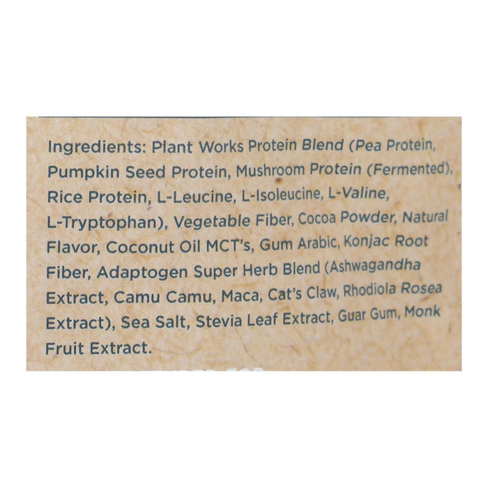 Plant Works Chocolate Protein Powder (Pack of 4), 23.8 Oz
