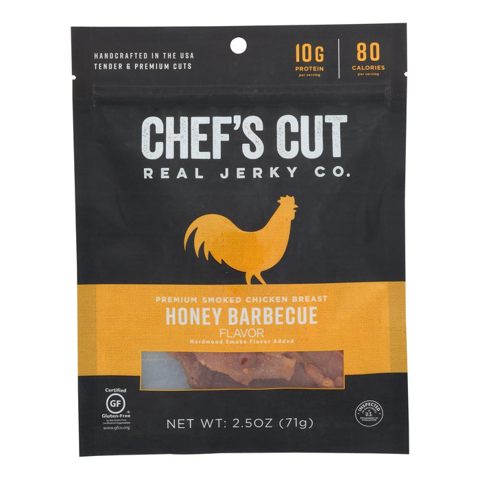 Chef's Cut Jerky - Real Chicken Kentucky Honey BBQ (Pack of 8 - 2.5 Oz)