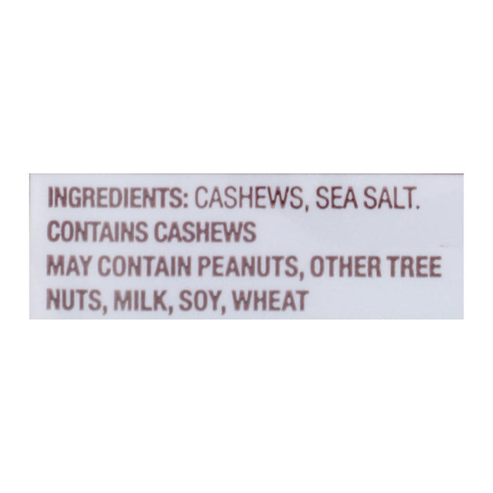 Back To Nature Jumbo Sea Salt Roasted Cashew - 9 Oz. (Pack of 9)