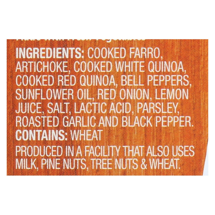 Cucina And Amore Farro Artichoke Lemon Garlic - 7.9 Oz (Pack of 6)