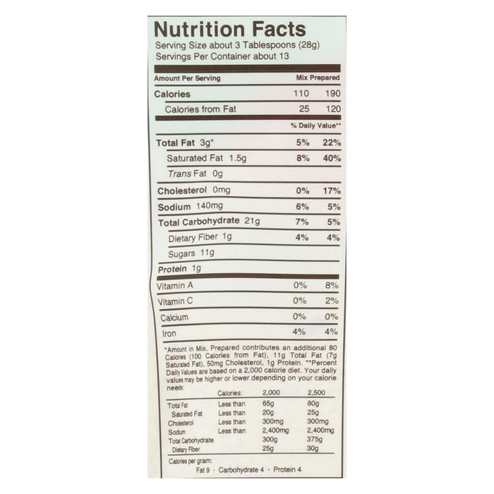 Miss Jones Baking Co Sea Salt Chocolate Chip Cookie Mix (Pack of 6 - 13 Oz)