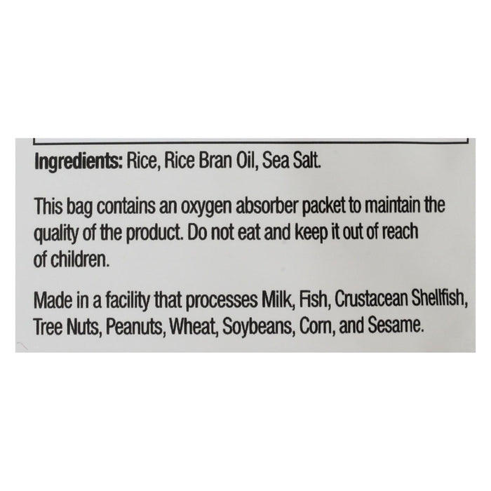 Sun Tropics® Sea Salt Mochi Rice Bites - Case of 12 - 3.5 Oz Each