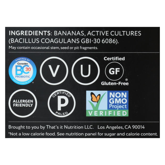 That's It Probiotic Fruit Bar, Banana 1.2 Oz (Case of 12)