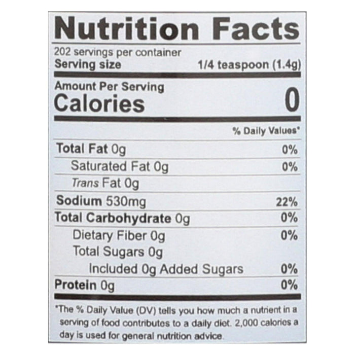 Redmond's Real Salt - 4.75 Oz, Pack of 6