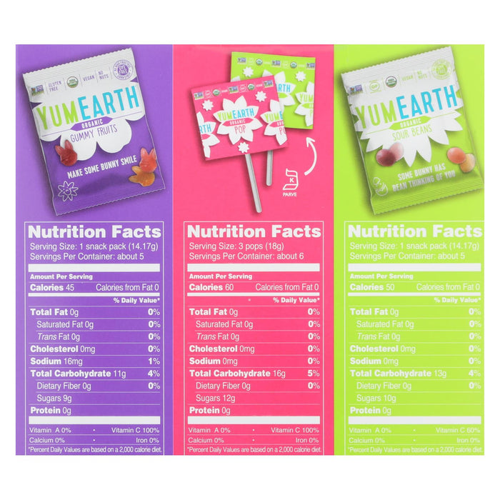 Yumearth Candy Variety Easter Case, 9.40 Oz (Pack of 6)