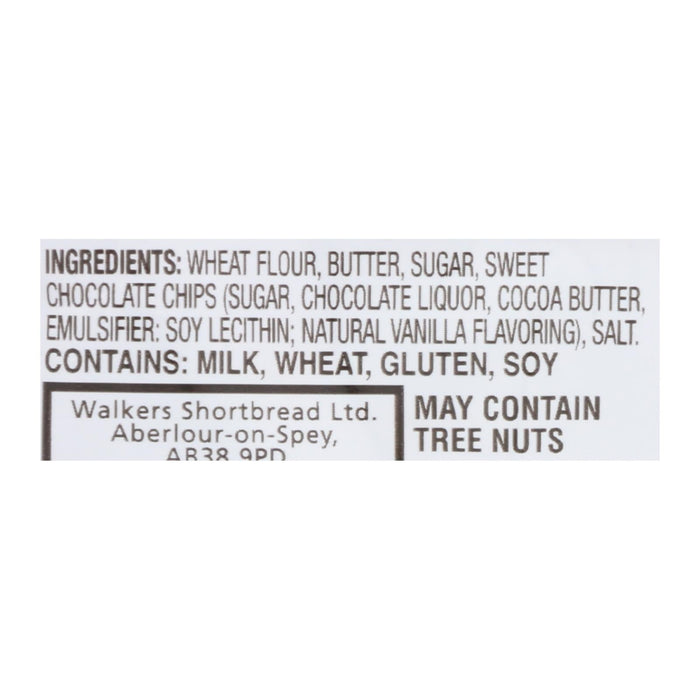 Walkers Shortbread Cookies with 2 Chocolate Chips - 1.4 Oz - Pack of 20