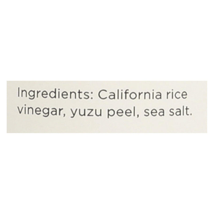 California Yuzu Rice Vinegar by O Olive Oil - Case of 6 - 10.1 fl. oz.