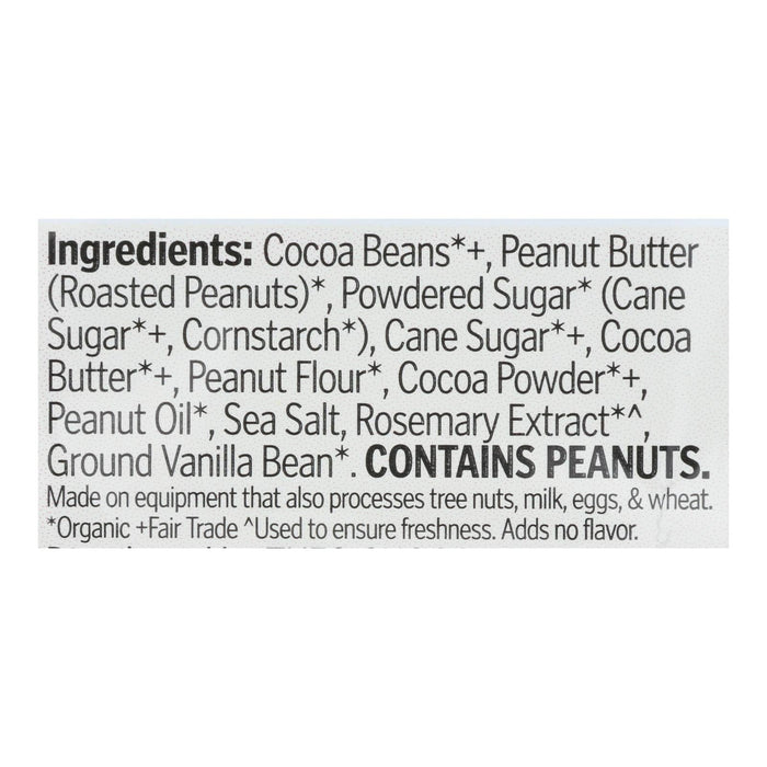 Theo Chocolate - Peanut Butter Cupdouble Chocolate - Case Of 12-1.3 Oz