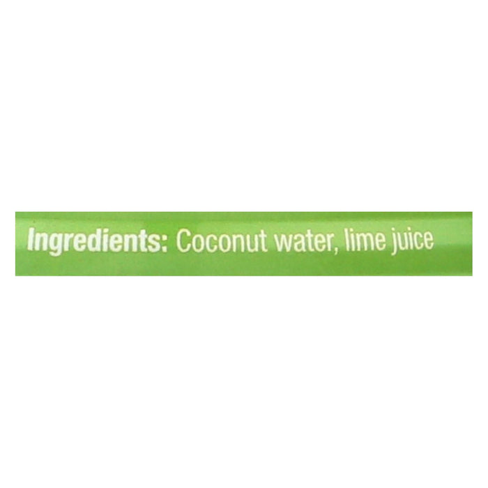 Amy & Brian Coconut Water with Lime, Case of 12 Bottles - 17.5 fl oz