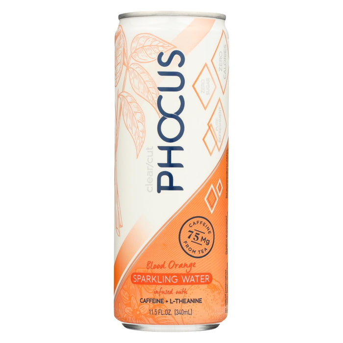 Clear Cut Phocus Sparkling Water, Sparkling, 11.5 fl oz (Pack of 12)