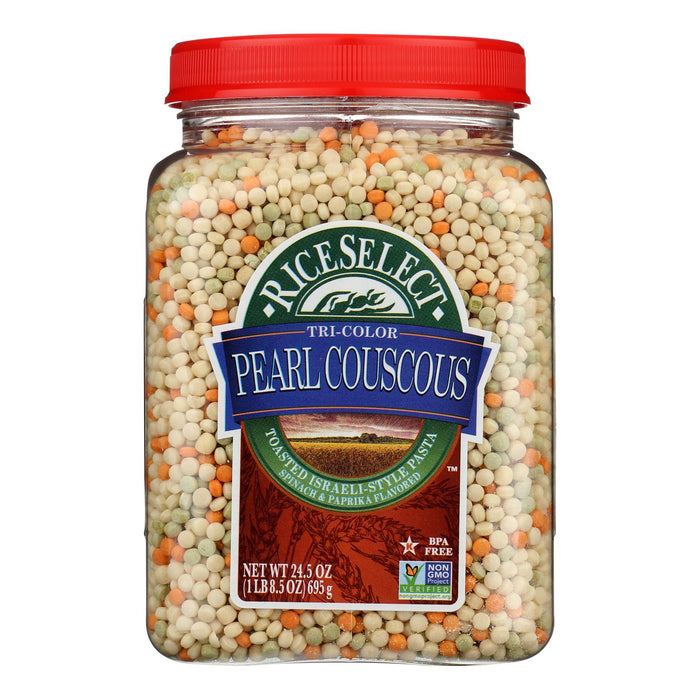 Rice Select Pearl Tri-Color Couscous, 24.5 Oz (Case of 4)