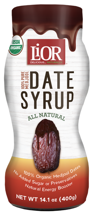 USDA Organic Medjool Date Syrup | 14.1 oz | LiOR