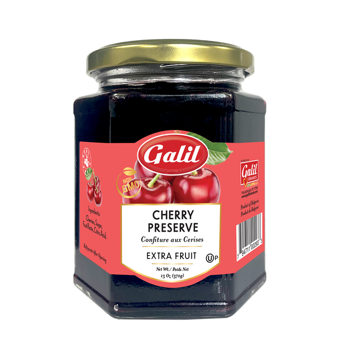 Cherry Preserve | Fruit Jam | 13 oz | Galil