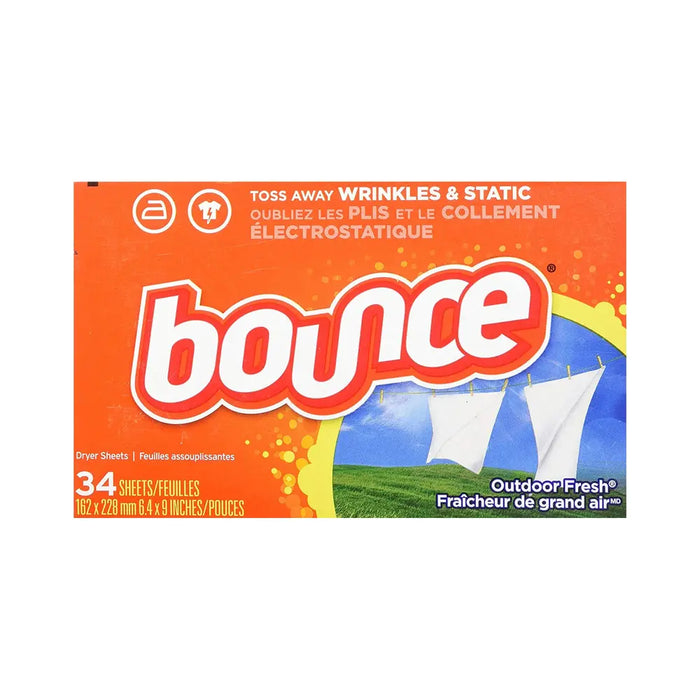 Bounce Dryer Sheets Outdoor Fresh 34 ct